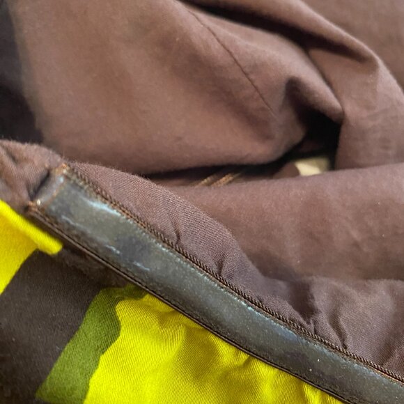 Vintage Yellow and Brown Halter Dress - Picture 8 of 10